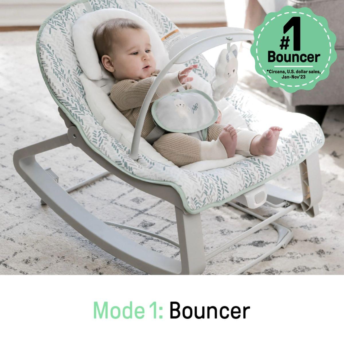 Ingenuity Keep Cozy 3In1 Rocker - Spruce | Mothercare SG
